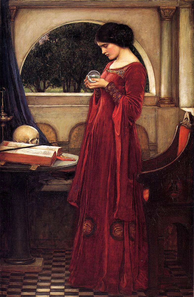 John William Waterhouse《水晶球》
