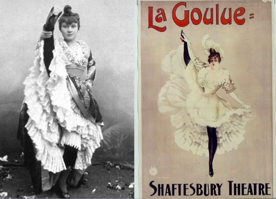 红磨坊著名康康舞女古吕