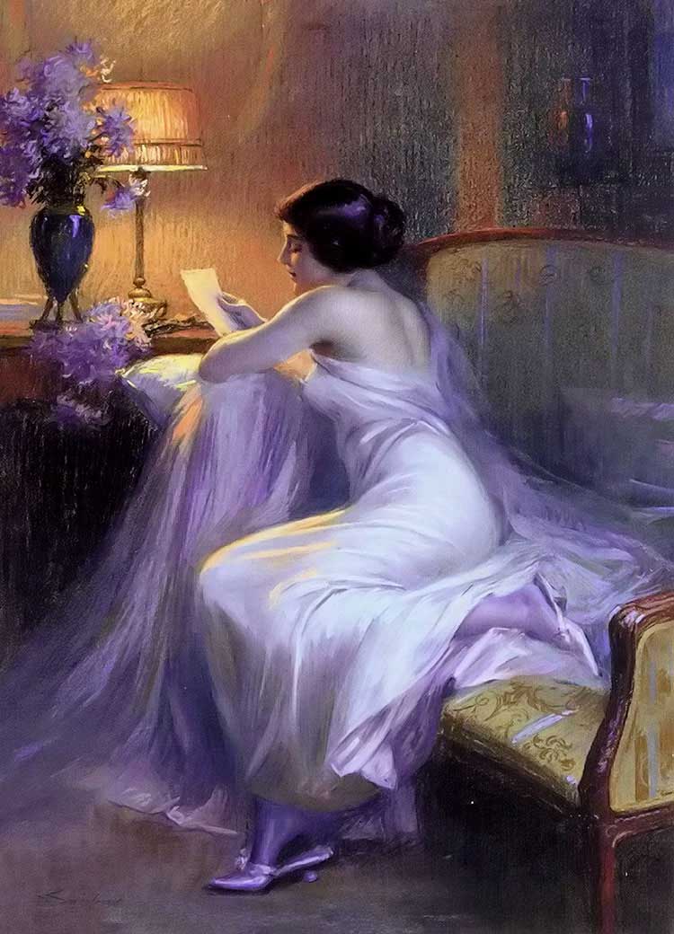 感性少女之王——法国画家恩霍拉斯作品欣赏