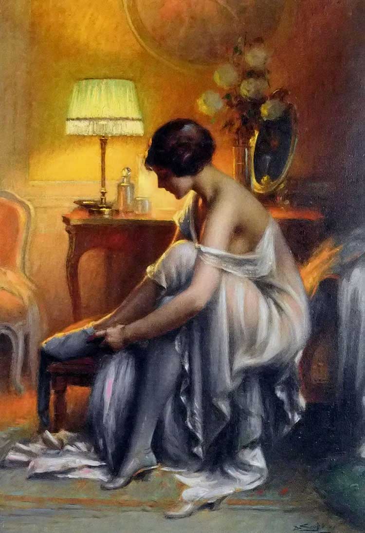 感性少女之王——法国画家恩霍拉斯作品欣赏