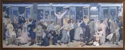 巴黎东站壁画《战士出征》