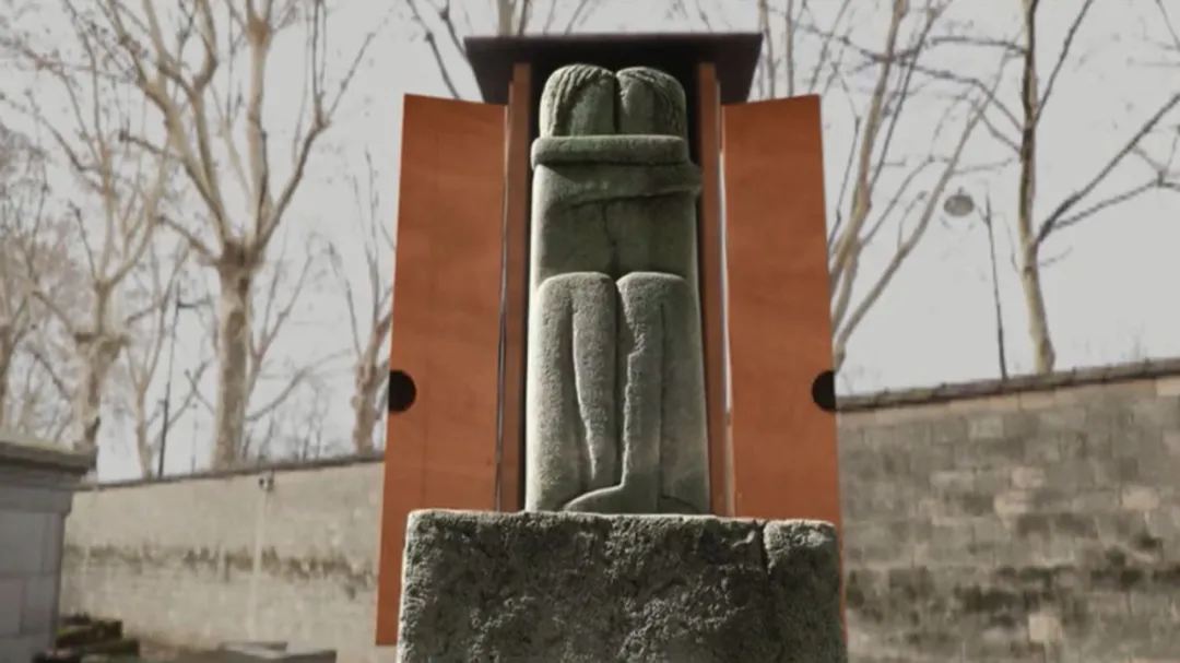 布朗库西《吻》·世界上最贵的墓碑雕塑